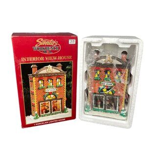 Santa's Workbench Collection Interior View House Tollund's Toy Store No Light
